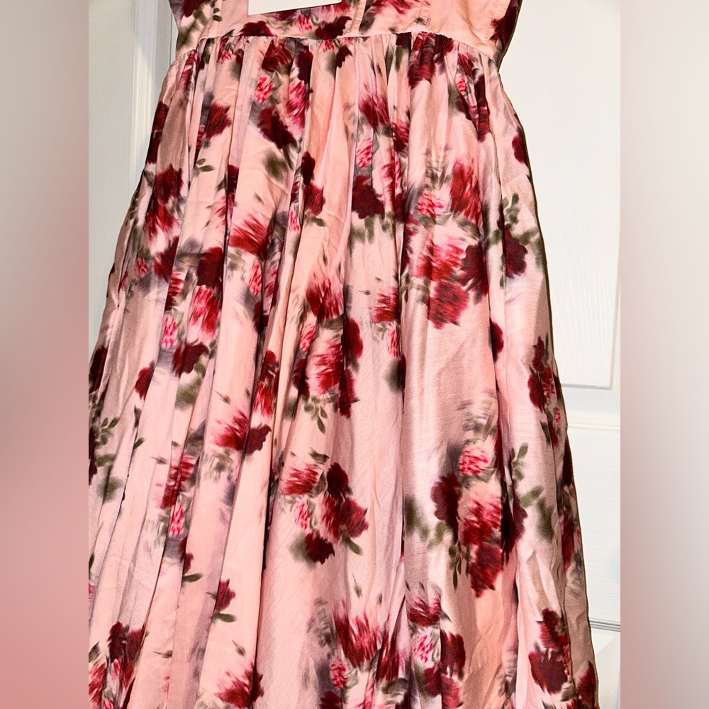 Free People x Maison Amory The Grace Dress Rose Floral NWT 🔖 - Picture 9 of 10